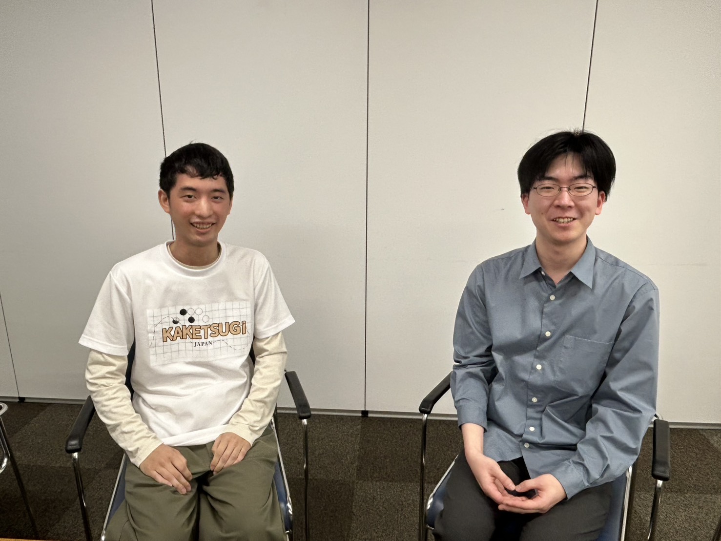 芝野虎丸棋聖・十段のインタビュー写真